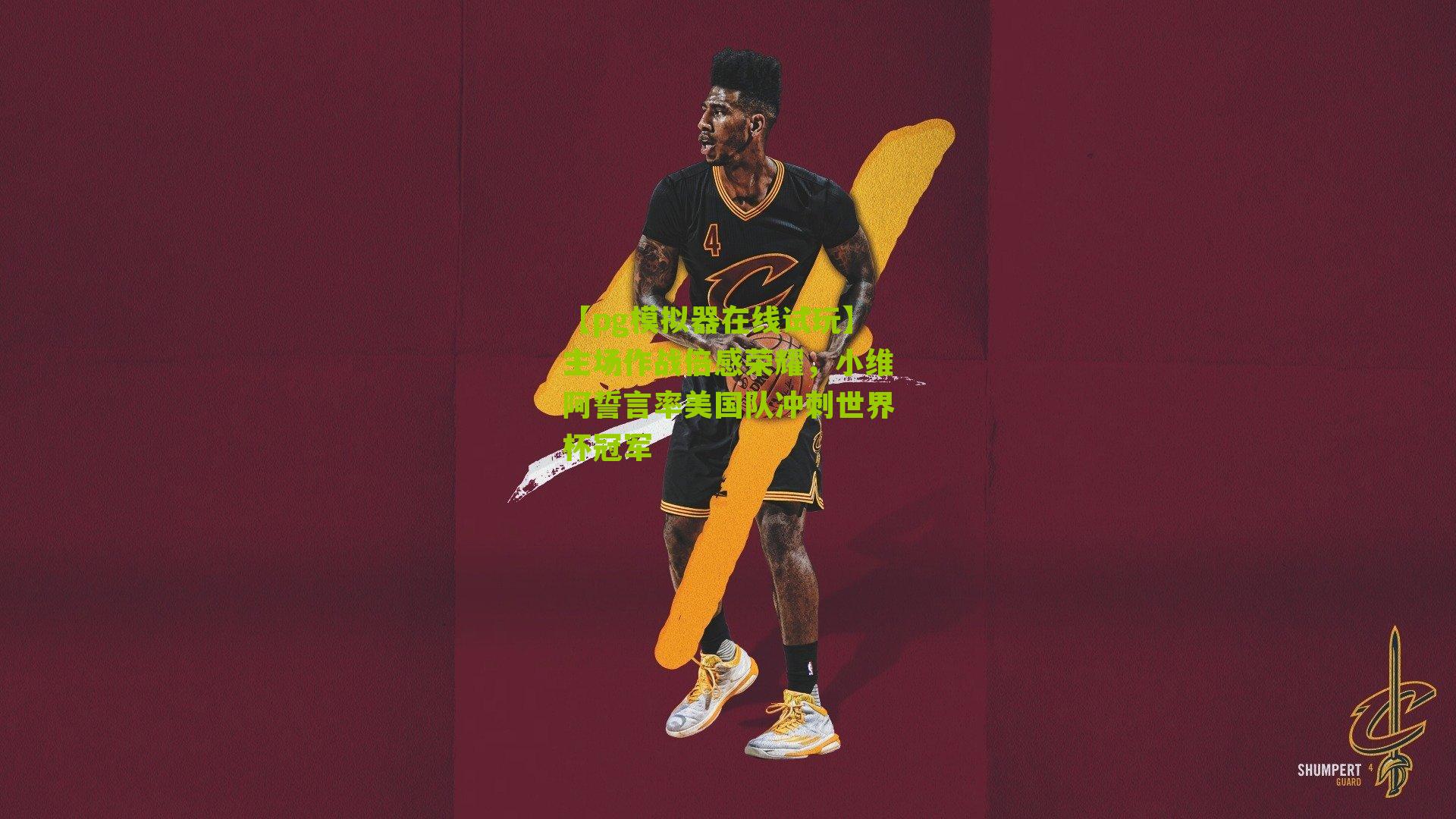 主场作战倍感荣耀，小维阿誓言率美国队冲刺世界杯冠军